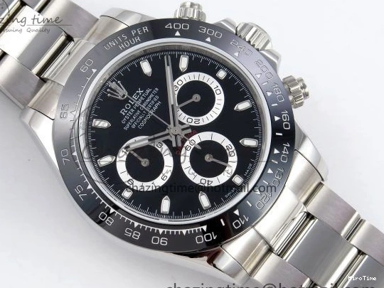 MiroTime 0322 Breathable Daytona 116500 JDF 1:1 Best Edition 904L Steel Black Dial on SS Bracelet A 1337